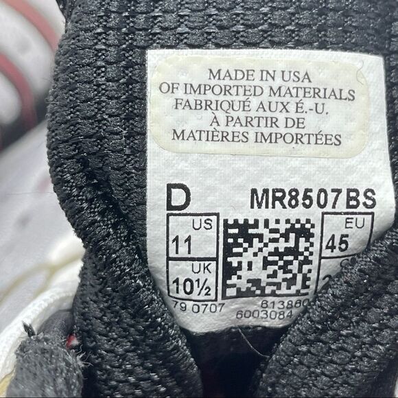 NWT New Balance 8507 MR8507BS Silver Gray Blue Zip Running Shoes Men's Size 11 D - Picture 10 of 10